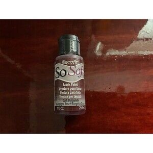 Decoart So Soft Fabric paint Dark Burgundy 1oz